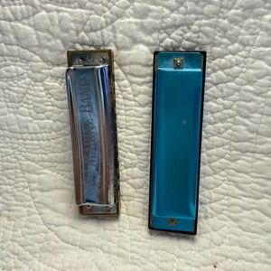 Hohner Marine Band Harmonica Key of C plus Teal Color Harmonica